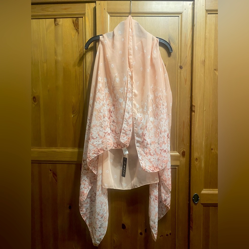 Cherry Blossom Scarf Vest